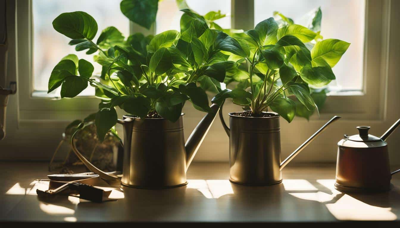 indoor windowsill plant